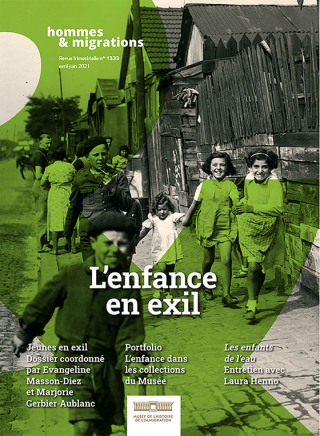 Couverture Revue Hommes et migrations N° 1333 - L'enfance en exil