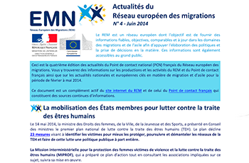 Actualités du Réseau européen des migrations n°4- Juin 2014