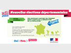 Infographie les nouvelles élections départementales 2015 - voter comment