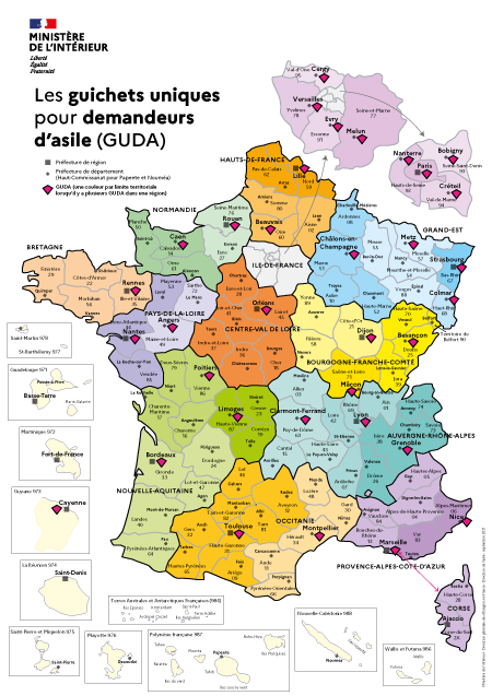 Les guichets uniques pour demandeurs d'asile (GUDA)