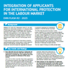 The integration of applicants for international protection in the labour market  - EMN Flash – EU Level