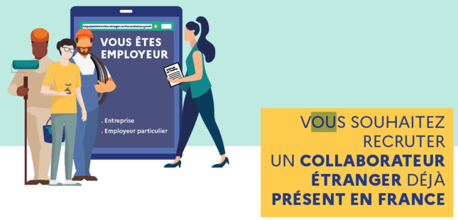 Affiche Collaborateur étranger déjà présent en France