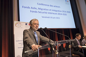 Conférence des acteurs du Fonds Asile, Migration et Intégration (FAMI) et du Fonds Sécurité Intérieure (FSI), 19 juin 2015