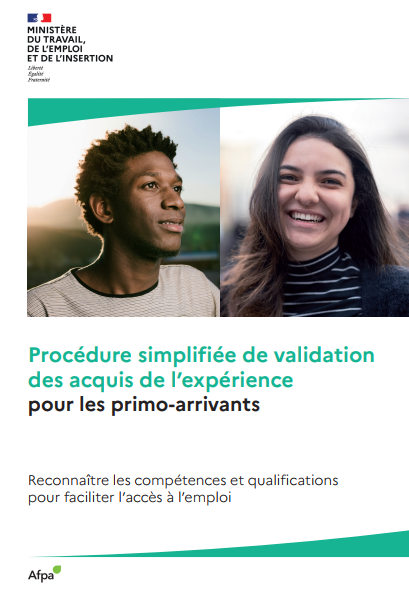 Couverture Dépliant - Validation des acquis de l'expérience des primo-arrivants (VAE) I