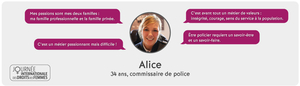 Alice, commissaire de police