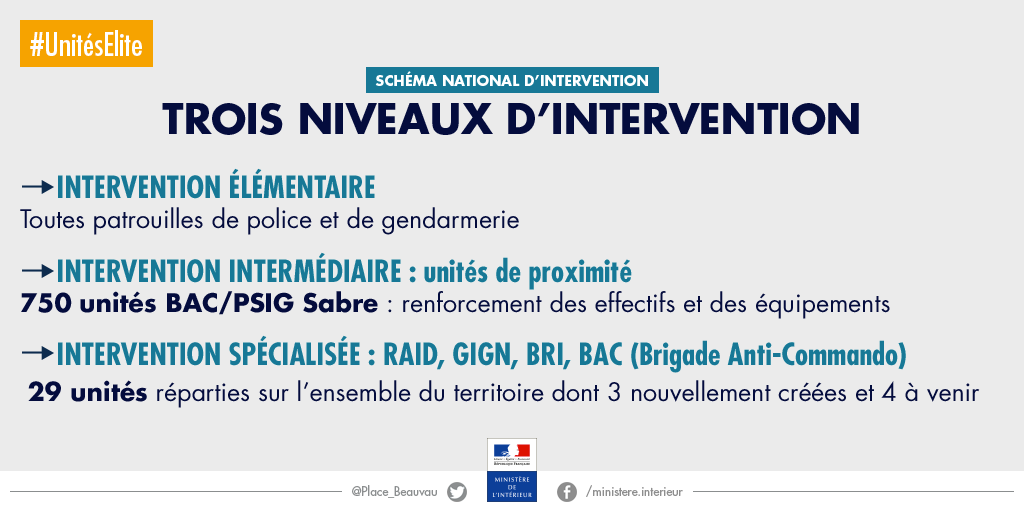 Schéma national d'intervention : trois niveaux d'intervention / Schéma ...