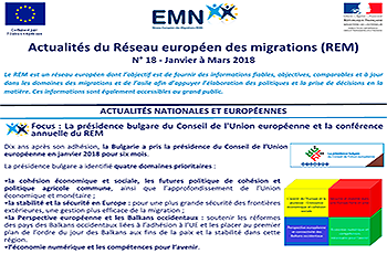 Actualités du Réseau européen des migrations n°18 - Janvier-Mars 2018