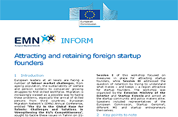 Note de synthèse : Attirer et retenir les créateurs de startups au sein de l’UE