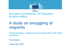 Étude sur le trafic illicite de migrants (septembre 2015)