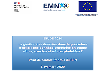 Vignette : Étude : La gestion des données dans la procédure d'asile : des données collectées en temps utiles, exactes et interexploitables ?