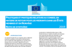 Les notes de synthèse du REM consacrées au conseil en matière de retour