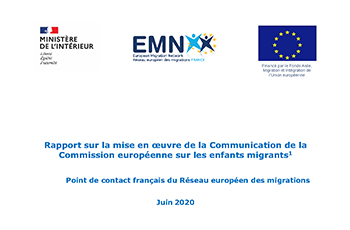 Rapport sur la mise en œuvre de la Communication de la Commission européenne sur les enfants migrants