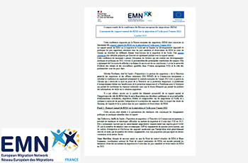 Lancement du rapport annuel du REM à l’échelle européenne sur les migrations et l’asile en 2022 (Conférence du REM, 6 juillet 2023)