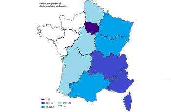 Immigration dans les anciennes et nouvelles régions de France