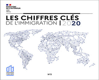 Couverture : Les chiffres clés de l'immigration - 2020