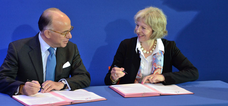 Déplacement de Bernard Cazeneuve et de son homologue britannique Theresa May à Calais