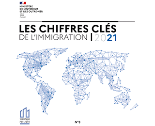 Couverture. Les chiffres clés de l'immigration 2021